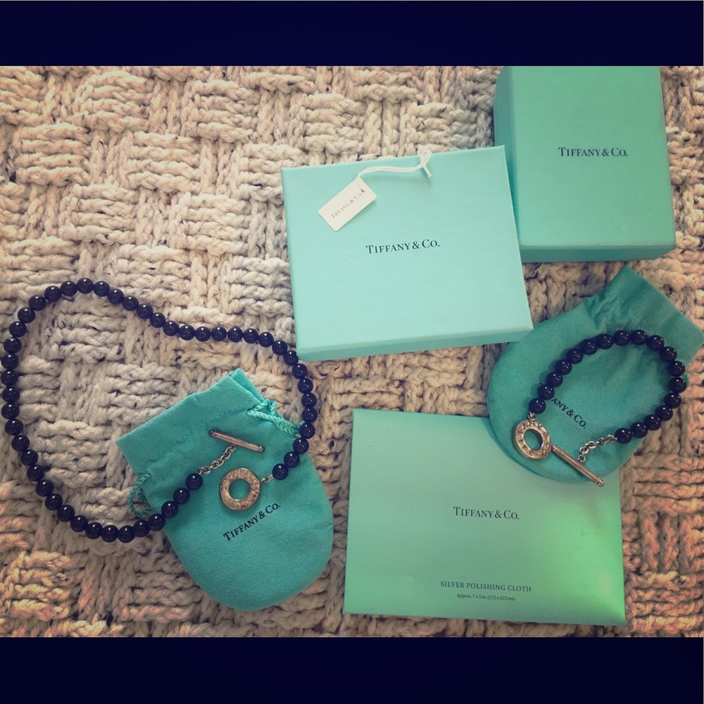 Tiffany & Co necklace and bracelet set